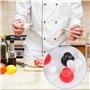 Roosea 60 Pcs Boutons Ronds pour Veste de Chef Haute Qualité Boutons de Manteau de Chef Boutons de Chef Boutons de Boule de Chef