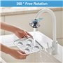 2 Pièces Aérateur de Robinet 360° Pivotant Embout Robinet Cuisine Mousseur Robinets Économie D'eau 2 Modes de Pulvérisation Prol