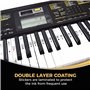 Autocollants Piano Pour Touches De Clavier 49/61/ 76/88 – Transparents Et Amovibles