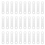 BESTonZON 100 pcs Anti-dérapant Ruban adhésif Cintre Silicone Grip Ruban Transparent Cintre poignées Bandes Placard Accessoires