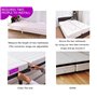 Imnbest Cale de Matelas | Porte-Matelas | Pont de lit | Pont de lit | Relie Deux Matelas à Une Grande Surface de Couchage | Régl