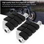 EBTOOLS pour repose pied 1 paire de pédales de moto en aluminium, repose-pieds en caoutchouc Repose-pieds larges Repose-pieds de
