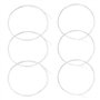 6pcs Jeu de Cordes Accessoire pour Instrument de Guitare