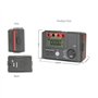 Akozon Digital Tester mesureur de résistance à la Terre Ohmmètre UT521 0~2000Ω 0~200V Mesureur de résistance à la Terre megohmme