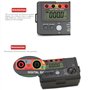 Akozon Digital Tester mesureur de résistance à la Terre Ohmmètre UT521 0~2000Ω 0~200V Mesureur de résistance à la Terre megohmme
