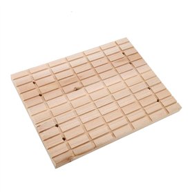 TOPINCN Pets Griffes Griffoir Lapin En Bois Hamster écureuil Play Jouet Scratch Cage Outil Du Pont De Meulage Ornement Fournitur