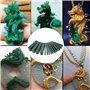 15 PCS 4/6/8/21/23mm Épaisseur Vert Sculpture Cire Morceau, Gravure De Bijoux Faire Outil Mold Cire Anneau Cire de Sculpture Sol