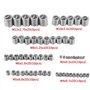 Kit de Réparation Filetage 60Pcs - Insert Fileté en Acier Inoxydable Anti-Desserré M3 M4 M5 M6 M8 M10 M12 - Réparation de Trou F