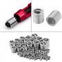 Kit de Réparation Filetage 60Pcs - Insert Fileté en Acier Inoxydable Anti-Desserré M3 M4 M5 M6 M8 M10 M12 - Réparation de Trou F