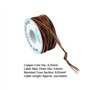 Walfront Bobine de Câble Électronique 30AWG - 250m Fil de Cuivre Étamé 0.55mm - Isolant PVC - Pour Soudure PCB, Carte Mère, Écra