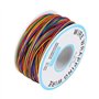 Walfront Bobine de Câble Électronique 30AWG - 250m Fil de Cuivre Étamé 0.55mm - Isolant PVC - Pour Soudure PCB, Carte Mère, Écra