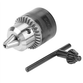 3-16mm Mandrin de Perçage avec Clé de Mandrin pour Perceuse Électrique B16/B18 /1/2-20UNF pour Tours et Perceuses à Colonne (3-1