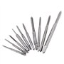 10Pcs Mini Tarauds à Fileter M1 M1.2 M1.4 M1.6 M1.7 M1.8 M2 M2.5 M3 M3.5 M1 à M3.5 de Filetage de Main de Machine en Acier à Gra