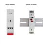 Akozon Relais de démarrage GRT8-A1 - Mini relais de temporisation - Montage sur rail DIN - AC 220 V