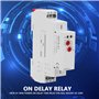 Akozon Relais de démarrage GRT8-A1 - Mini relais de temporisation - Montage sur rail DIN - AC 220 V