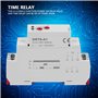 Akozon Relais de démarrage GRT8-A1 - Mini relais de temporisation - Montage sur rail DIN - AC 220 V