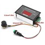 DC 6-60V 12V 24V 36V 48V 30A PWM Contrôleur de Vitesse Réglable du Moteur avec Interrupteur d'Arrêt de Démarrage Régulateur Sans