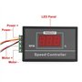DC 6-60V 12V 24V 36V 48V 30A PWM Contrôleur de Vitesse Réglable du Moteur avec Interrupteur d'Arrêt de Démarrage Régulateur Sans