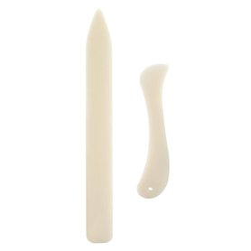 Zerodis Plioir en Os Outil à Plier Le Papier Plieur à Papier en Os Outils pour Créations en Papier