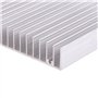 Dissipateur Thermique, Radiateur en Aluminium, Dissipateur de Chaleur de Conductivité Thermique Refroidissement Aileron 100 * 10