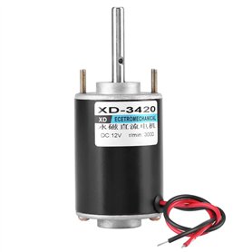 CW/CCW 12 / 24V 30W Moteur Électrique à Aimant Permanent à Grande Vitesse (12V 3500RPM)