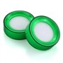 Lot de 2 humidificateurs de doigts colorés - Éponge ronde pour le comptage des espèces