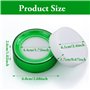 Lot de 2 humidificateurs de doigts colorés - Éponge ronde pour le comptage des espèces