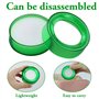 Lot de 2 humidificateurs de doigts colorés - Éponge ronde pour le comptage des espèces