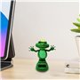 Jlobnyiun Figurine de grenouille en forme de grenouille à énergie solaire pour tableau de bord - Décoration de tableau de bord -