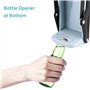 Presse Canette, 16 oz Compacteur de Boîtes/Canettes/Bouteille Montage Mural avec Décapsuleur et Poignée Confortable Broyeur de C