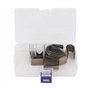 FTVOGUE 18 pcs En Acier Allié Universel En Cuir Artisanat Trou Trou Cutter Creux Gaufrage Punch Set Kit DIY En Cuir Poinçonnage