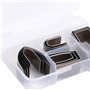 FTVOGUE 18 pcs En Acier Allié Universel En Cuir Artisanat Trou Trou Cutter Creux Gaufrage Punch Set Kit DIY En Cuir Poinçonnage 