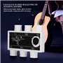 Accordeur de Guitare, Diapason en Plastique tonalité E B G D A E avec étui de Transport pour Guitare