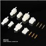 380pcs Connecteur de Fil Automatique 2 3 4 6 Broche 2.8mm Mâle Femelle Connecteur de Fil Électrique Terminal pour Voiture Moto