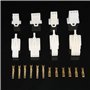 380pcs Connecteur de Fil Automatique 2 3 4 6 Broche 2.8mm Mâle Femelle Connecteur de Fil Électrique Terminal pour Voiture Moto