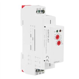 FTVOGUE 12V ~ 240V GRT8-A1 Relais Temporisé Max Type Rail DIN avec Voyants DEL Protecteur de Circuit