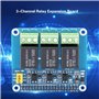 Module Relais, Keenso Carte d'Extension de Relais Pi 3 Canaux pour A + / B + / 2b / 3b / 3b + relais