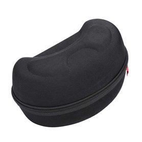 Étui de Protection pour Lunettes de Ski du Verre Transportant étui Rigide avec Crochet pour Mousqueton Porte-clés pour Le Ski
