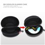 Étui de Protection pour Lunettes de Ski du Verre Transportant étui Rigide avec Crochet pour Mousqueton Porte-clés pour Le Ski, L