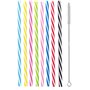 Frogetu 50 Pièces Paille Plastique Reutilisable