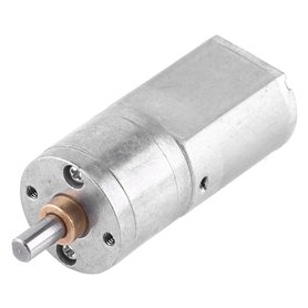 Moteur électrique à engrenages DC 12 V Couple élevé Réduction de la vitesse avec arbre de sortie central de 4 mm de diamètre pou