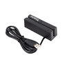 Mini lecteur de bande magnétique de carte de crédit USB Msr90 3 pistes triples Hi-Co haute vitesse pour système de point de vent