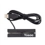 Mini lecteur de bande magnétique de carte de crédit USB Msr90 3 pistes triples Hi-Co haute vitesse pour système de point de vent