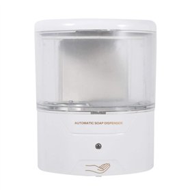 Yosoo Distributeur de Savon Automatique en ABS Liquide Lotion Shampoing Pompe de Douche Mural pour Bureau Toilette Cuisine Salle