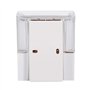 Yosoo Distributeur de Savon Automatique en ABS Liquide Lotion Shampoing Pompe de Douche Mural pour Bureau Toilette Cuisine Salle