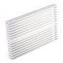Dissipateur de Chaleur en Aluminium avec 23pcs Ailettes Haute Puissance 100x60x10mm pour Transistors à Semi-Conducteurs, PCB(Cir