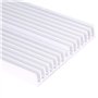 Dissipateur de Chaleur en Aluminium avec 23pcs Ailettes Haute Puissance 100x60x10mm pour Transistors à Semi-Conducteurs, PCB(Cir