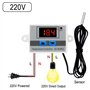 XH-W3002 Thermostat Numérique Régulateur de Température Refroidissement et Chauffage Contrôle(AC220V)