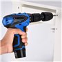 Mandrin Visseuse, 0.8-10mm 3/8"-24UNF Mandrin Porte Foret sans Clé avec Porte Douille Hexagonale 1/4" Accessoires pour Perceuse