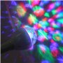 Delaman Boule à Facettes Multicolore, Boule à Facettes Multicolore Ampoule à Led RVB E27 3W éclairage de Scène Avec Effet de Lum